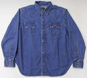 テンダーロイン 本店限定 デニムウエスタンシャツ